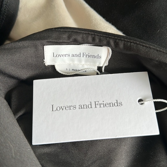 NWT | Lovers + Friends Mini Black Dress | Small | Adjustable Halter | Revolve - Picture 5 of 5